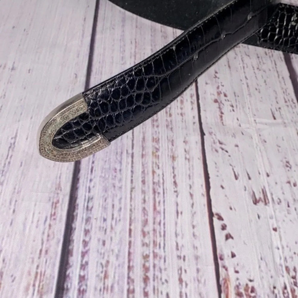 Brighton leather belt size 32 black - Picture 3 of 8